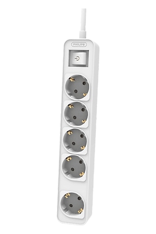 Philips Chp2154wb Beyaz Çocuk Korumalı 5'li Priz 3m