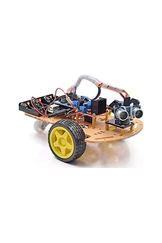 Emes Robotik Arduino Engelden Kaçan 2Wd Robot Araba Kiti