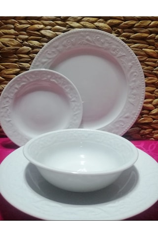 Porland Hazan 24 Parça 6 Kişilik Yemek Takımı