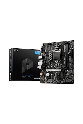 MSI B560M Pro-E Intel B560 4800 MHz (OC) DDR4 Soket 1200 mATX Anakart