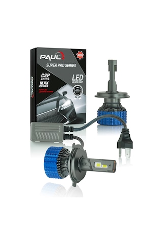 Paul Süper Pro H4 24.000 Lümen Güç Şimşek Etkili Odaklı Ufuk Çizgili Csp Led