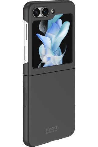Microsonic Samsung Galaxy Uyumlu Z Flip 5 Kılıf Shape Hard Cover Siyah