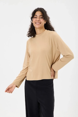Invee İnvee Modal Kısa Tunik 7255 Camel