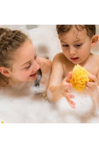 Lexroo %100 Doğal Akdeniz Süngeri - Bebek Banyo Süngeri - Size:8