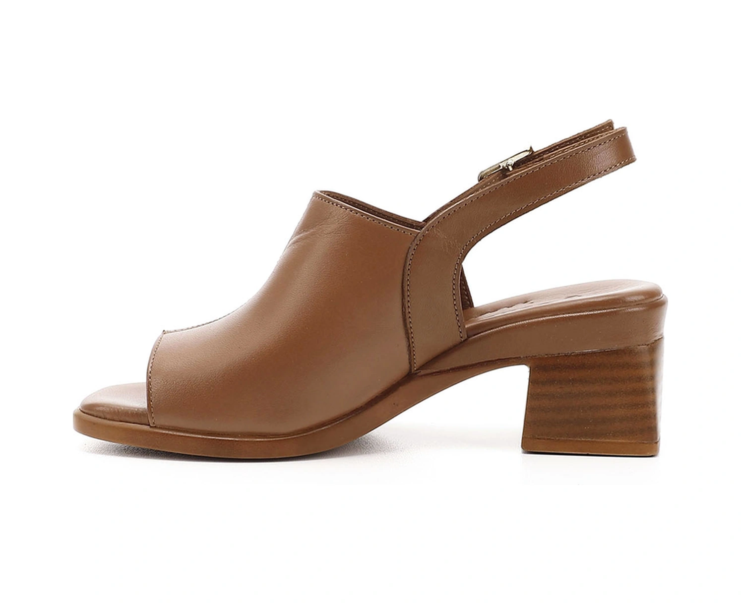 Gönderi R Kadın Taba Antik Kalın Topuklu Hakiki Deri Sandalet Dyza70945406 Taba