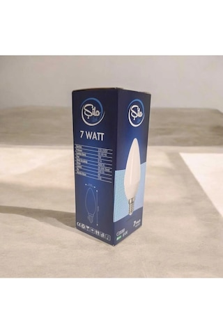 Sıla Şila 2 Adet Duylu Led Ampul 7 Watt-a++ Beyaz Işık 240 Lümen 220-240 V 20.000 Saat Ömür 1