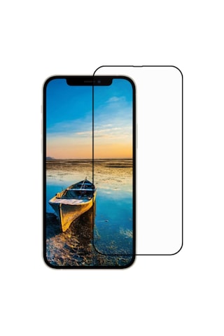 Ally Apple Uyumlu iPhone 13 Mini 5.4 9D Full Tempered Cam Ekran Koruyucu Siyah (368207493)