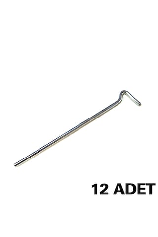 Çadır Kazığı Standart 12 Adettir Gri