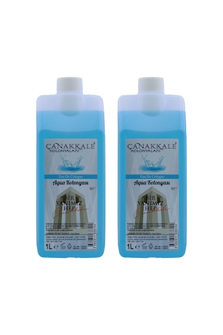 Çanakkale Kolonyaları Bidon Kapak Yeni Model Aqua Okyanus Kolonyası Korumalı 2 x 1 L