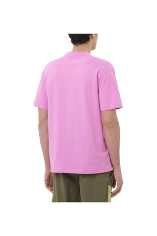 Salomon Chest Logo Relaxed Tee M 7558 Pembe