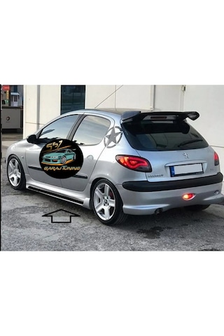 Peugeot 206 Rieger Marşpiyel Sağ Sol Takım Fiberglass Boyasız