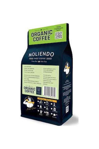 Moliendo Organic Indonesia Sumatra Yöresel Çekirdek Kahve 250 G