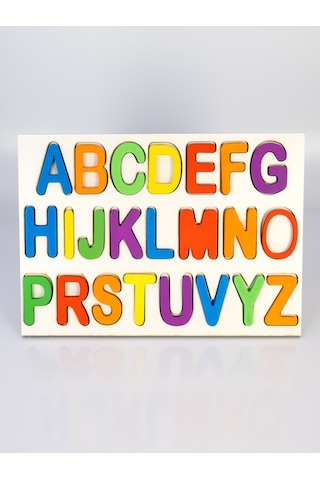 Capellawoodworks Bultak Puzzle Oyunu Alfabe ABC