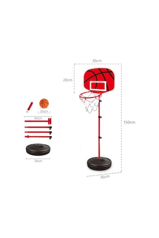 Toddler Ayarlanabilir Basketbol Standı 63-150cm Çocuk Standı
