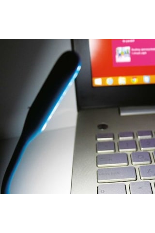 Laptop Usb Led Lamba- Esnek Led Işık Okuma Lambası Powerbank Usb