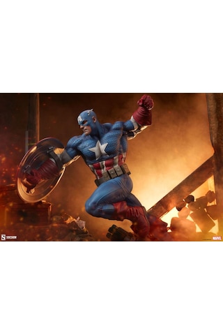 Sideshow Collectibles Captain America Premium Format Figure 300765 / Marvel Comics / Steve Rogers