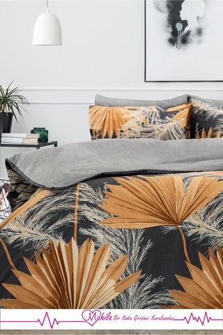 Battal Boy Lüks Pamuklu Nevresim Seti Esinti Desen Çok Renkli