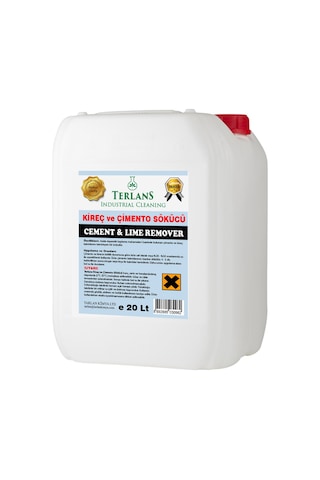 Terlans İnşaat Sonrası Çimento Temizleyici Kireç Sökücü 20 Kg