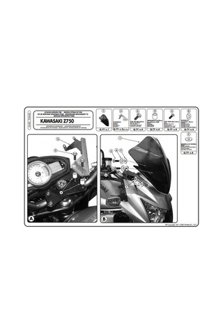 Kappa Ka446 Kawasakı Z 750 2007-2013 Ruzgar Sıperlık