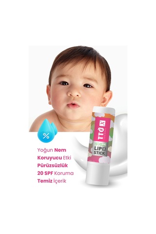 Tto X Çocuklara Özel 20 Spf Korumalı Lipstick