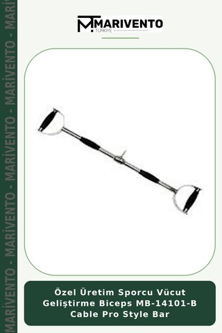 Özel Üretim Sporcu Vücut Geliştirme Biceps Mb-14101-b Cable Pro Style Bar