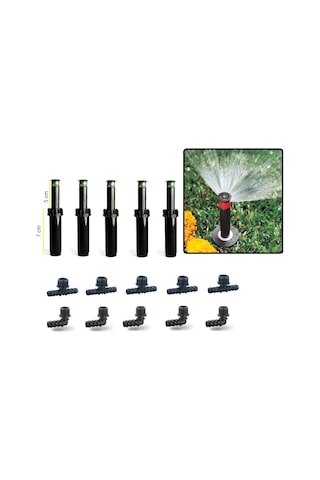 5xHunter Psu-02-12A (3,6Mt) Kısa Gövde(7cm) Sprey Çim Fıskiyesi