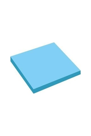 4 Adet Şeffaf Mavi Yapışkanlı Not Kağıdı 76x76mm 50 Yaprak Post-it , Postit, Post İt
