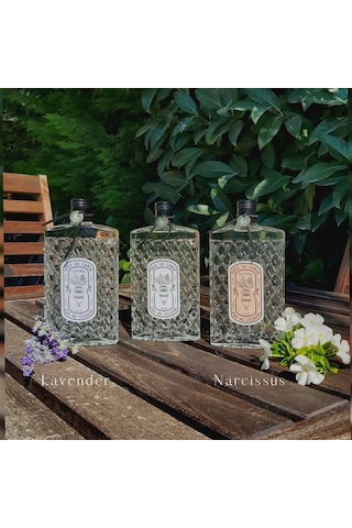 Nergis Kokulu Soul Of Caria Eau De Kolonya 200 ML Özel Cam Şişe