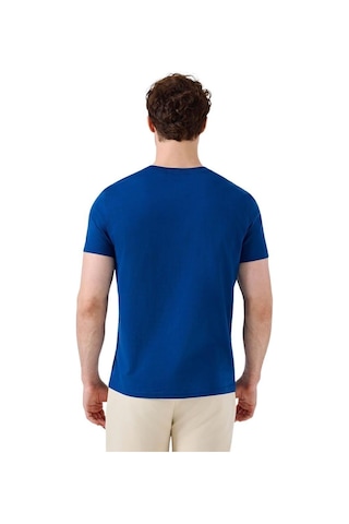 Ellesse 6sm5069-bl Bisiklet Yaka Erkek T-shirt - Mavi