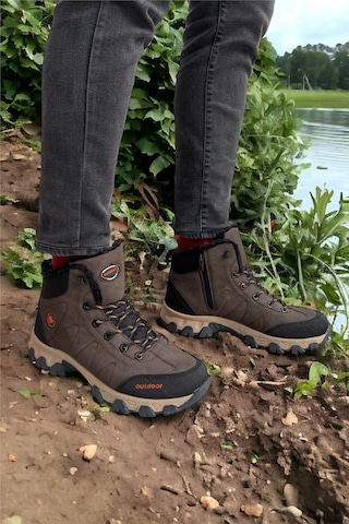 Liger Soğuk Geçirmez Uzun Unisex Outdoor Bot Kahverengi