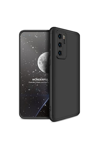 Huawei P40 Pro Kılıf Zore Ays Kapak Siyah
