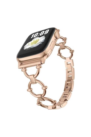 Watch 38mm Uyumlu Krd-56 Metal Tlzn Kordon-siyah