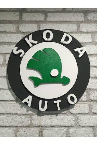 Skoda Logo 50x50 Skoda Araç Logo Skoda Marka Logo Skoda 3d Logo