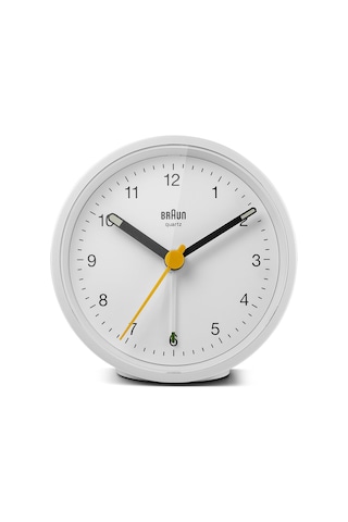 Braun Bc12w Beyaz Klasik Analog Alarmlı Masa Saati Brn.bc12w