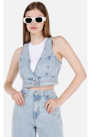 Colin's Colins Dar Kesim Mavi Kadın Büstiyer Cl1069617 Q1.v1 Dn43478 Denim