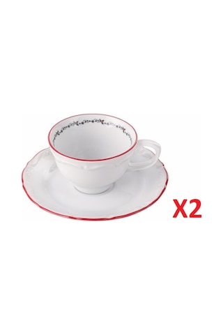 Porland Caribou Tabaklı Kahve Fincanı 75cc 2'li 04AP022144