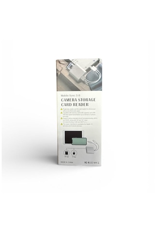 Mettzchrom Çift Kablolu Sd Kart Hafıza Kart Adaptörü Lightning Type-c Hafıza Kart Okuyucu Apple Uyumlu iPhone 15 16