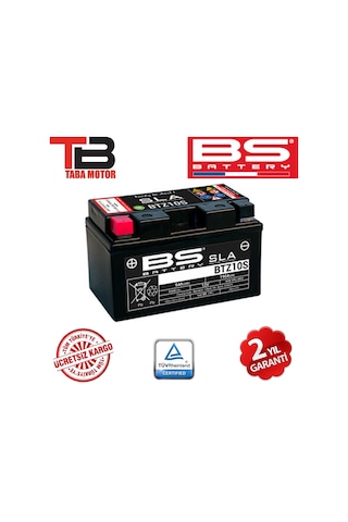 Bs Batery Btz10s-sla ( Yuasa Ytz10s-sla ) Motosiklet Aküsü