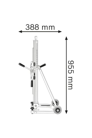Bosch Professional GCR 350 Karot Sehpası - 601190200