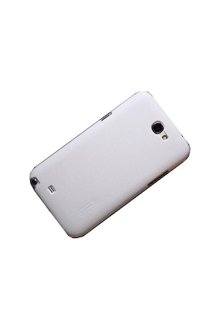 Nillkin N7100 Galaxy Note 2 İle Uyumlu Sert Kauçuk Kılıf Beyaz