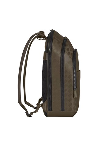 Montblanc Extreme Deri 3 Bölmeli Büyük Sırt Çantası 221592 yeşil