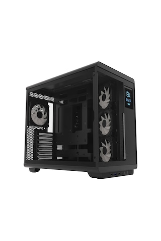 Hawk Gaming Hc710 850w 80+ Bronze Argb Akvaryum Atx Mid Tower Siyah Gaming Kasa