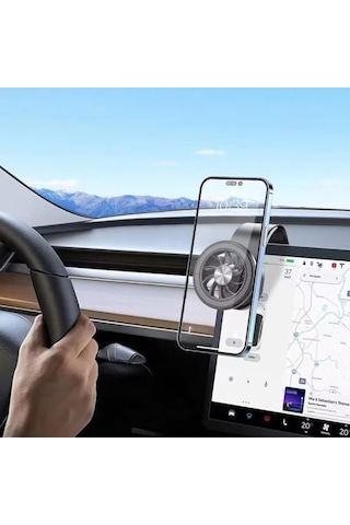 Ayarlanabilir Esnek Şekillenebilen Torpido Üstü Manyetik Araç İçi Telefon Tutucu İphone 11-15 Pro Max Telefon Tutucu Alüminyum Stand N52 Güçlü Mıknatıs Özel Seri Her Araca Her Telefona Uygun Yuvarlak