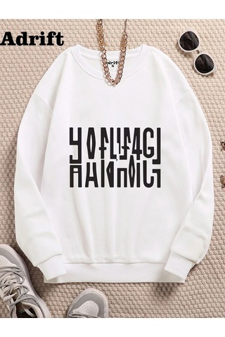 Startmore Adrift Sevgili Hanımcı Köstebek Sokak Trend Tasarım Harajuku/gotik Beyaz