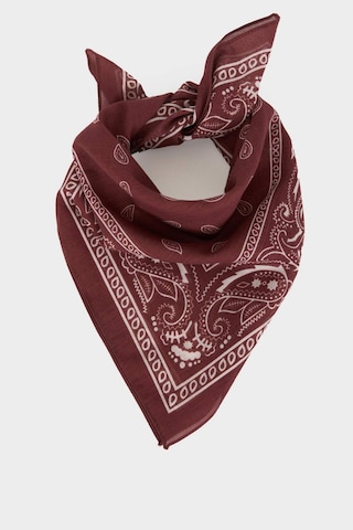 Defacto Kadın Desenli Pamuklu Bandana N7447az26smbr150 Bordo-br150