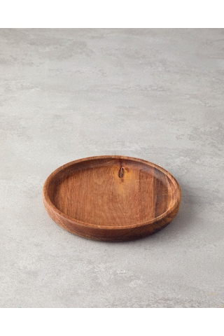 Timbered Akasya Sunumluk 15x2 Cm Kahverengi Kahverengi