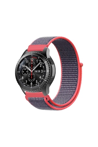 E2M Huawei Watch 20mm KRD-03 Hasır Uzay Gri Kordon