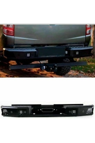 Toyota Uyumlu Revo Hilux Arka Tampon Koruma Demiri 2006+ / 2021+ Aqm-t20