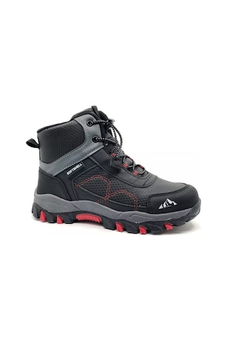 Cool Alfa Siyah-kırmızı Kauçuk Taban Kaymaz Erkek Çocuk Outdoor Bot 001