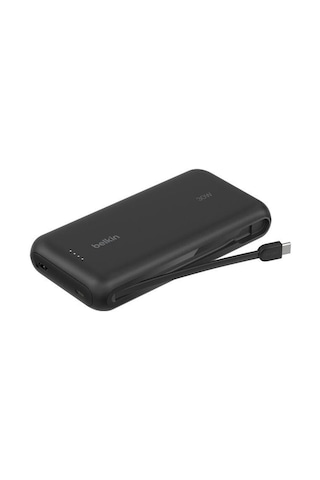 Belkin Bpb024hqbk 20k 30w Powerbank Entegre Usb C Kabloyla siyah